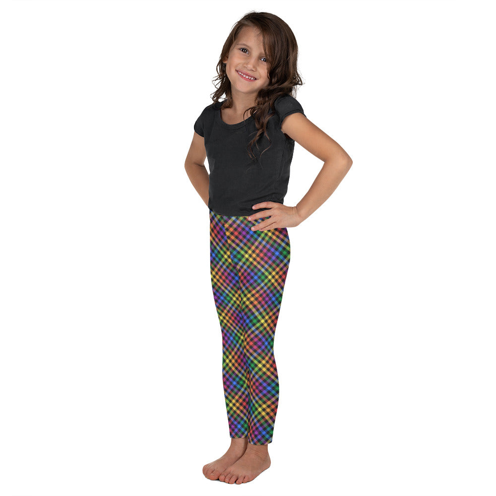 RAINBOW COLLECTION: Tartan/Gingam Kids Leggings