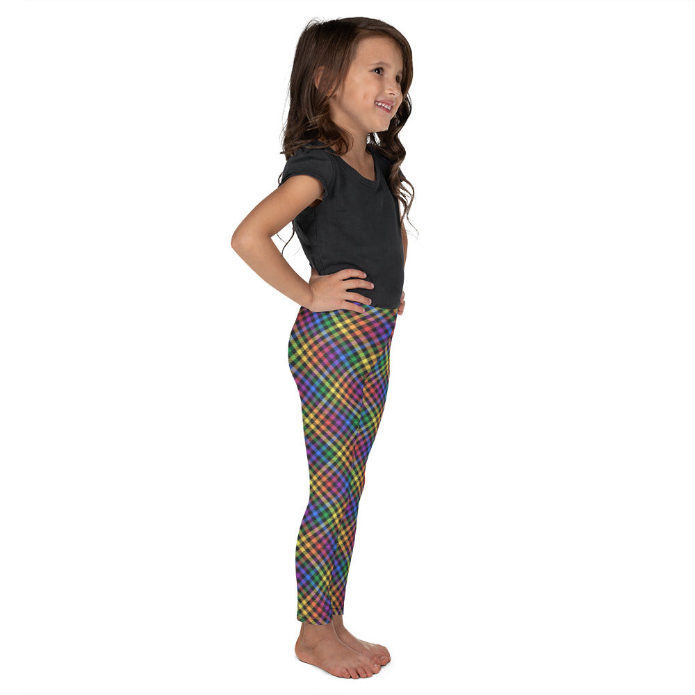 RAINBOW COLLECTION: Tartan/Gingam Kids Leggings