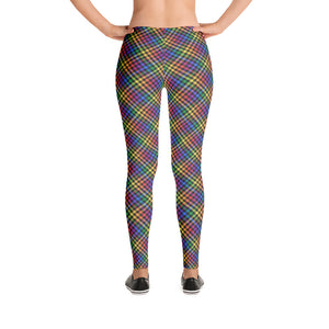 RAINBOW COLLECTION: Tartan Gingham Adult Leggings