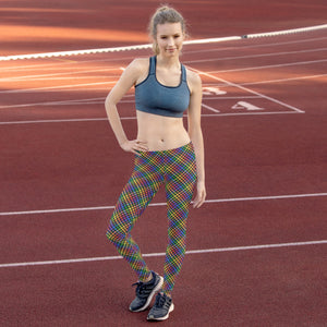 RAINBOW COLLECTION: Tartan Gingham Adult Leggings