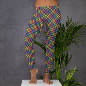 RAINBOW COLLECTION: Tartan Gingham Adult Leggings