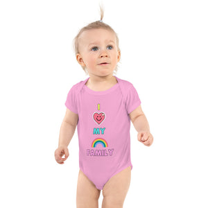 I LOVE MY RAINBOW FAMILY: Infant Bodysuit