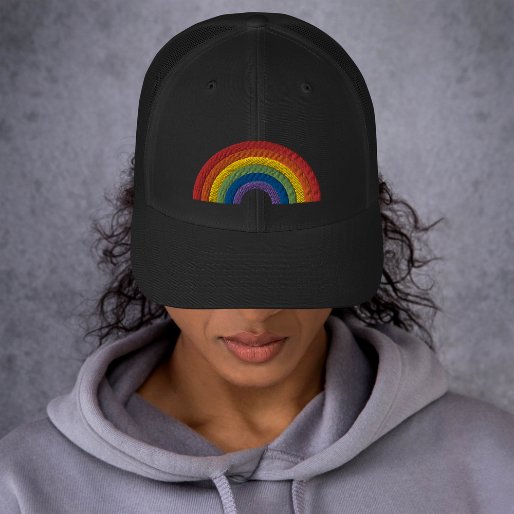 RAINBOW COLLECTINO: 3D Puff Trucker Style Baseball Cap