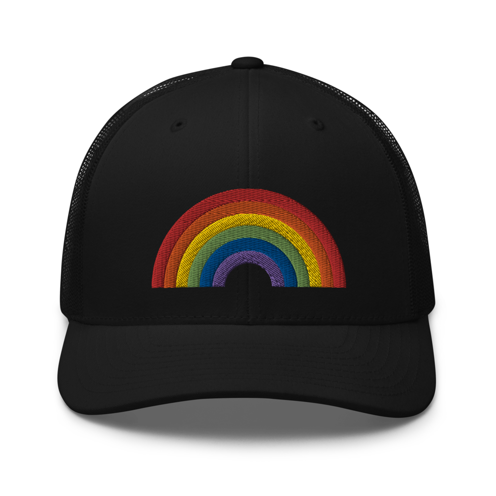 RAINBOW COLLECTINO: 3D Puff Trucker Style Baseball Cap