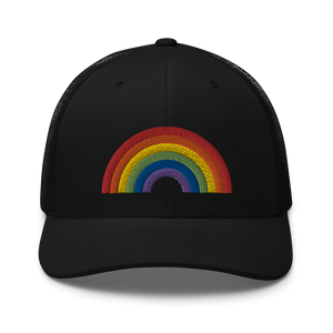 RAINBOW COLLECTINO: 3D Puff Trucker Style Baseball Cap