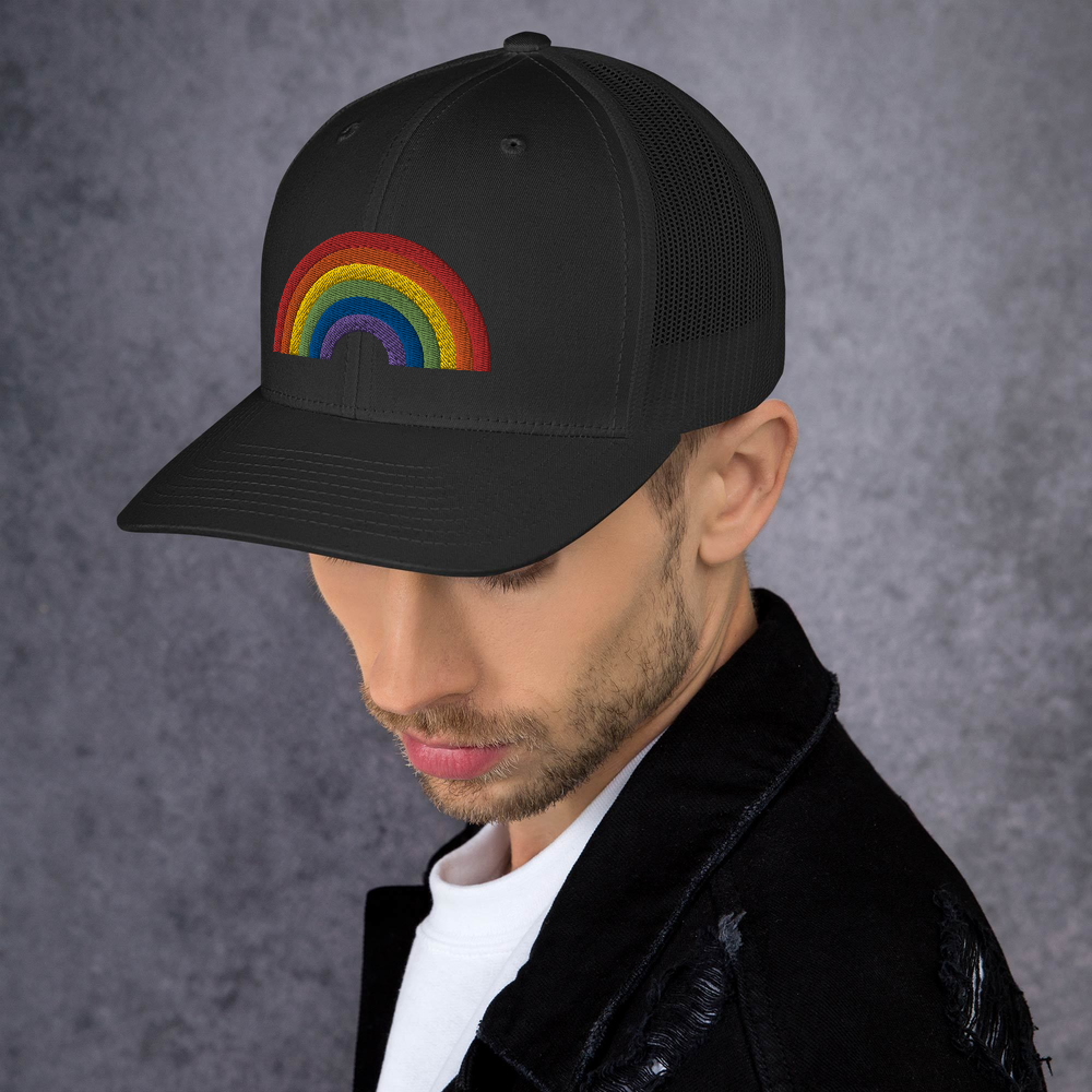 RAINBOW COLLECTINO: 3D Puff Trucker Style Baseball Cap