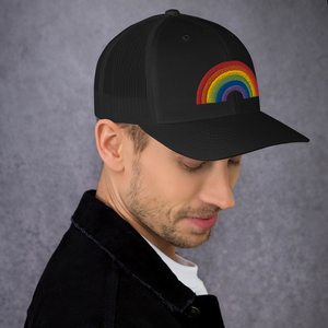 RAINBOW COLLECTINO: 3D Puff Trucker Style Baseball Cap