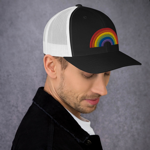 RAINBOW COLLECTINO: 3D Puff Trucker Style Baseball Cap