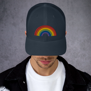 RAINBOW COLLECTINO: 3D Puff Trucker Style Baseball Cap