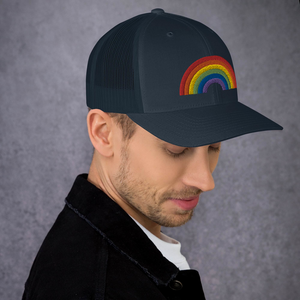 RAINBOW COLLECTINO: 3D Puff Trucker Style Baseball Cap