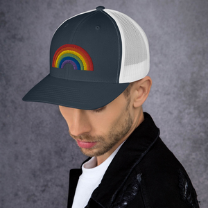 RAINBOW COLLECTINO: 3D Puff Trucker Style Baseball Cap