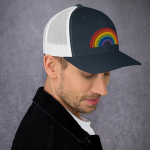 RAINBOW COLLECTINO: 3D Puff Trucker Style Baseball Cap