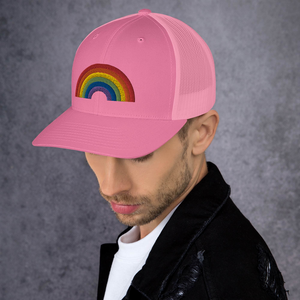 RAINBOW COLLECTINO: 3D Puff Trucker Style Baseball Cap