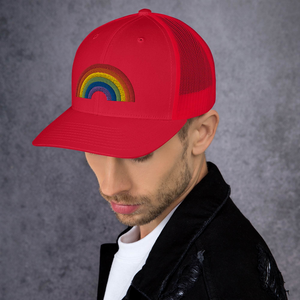 RAINBOW COLLECTINO: 3D Puff Trucker Style Baseball Cap