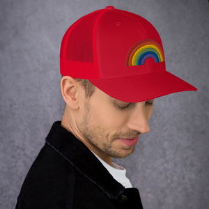 RAINBOW COLLECTINO: 3D Puff Trucker Style Baseball Cap