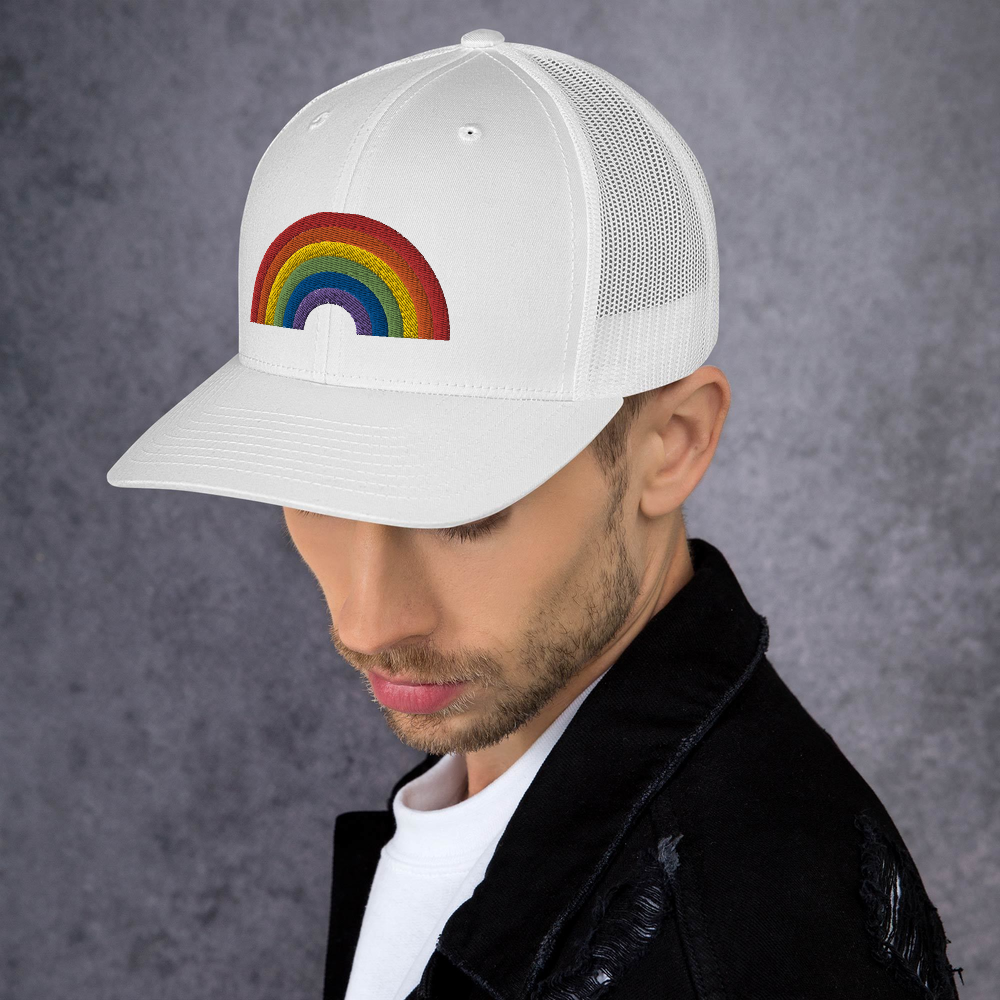 RAINBOW COLLECTINO: 3D Puff Trucker Style Baseball Cap