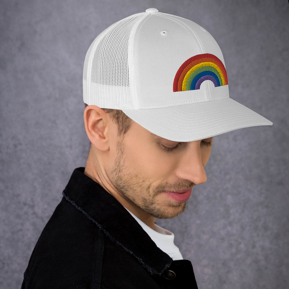 RAINBOW COLLECTINO: 3D Puff Trucker Style Baseball Cap