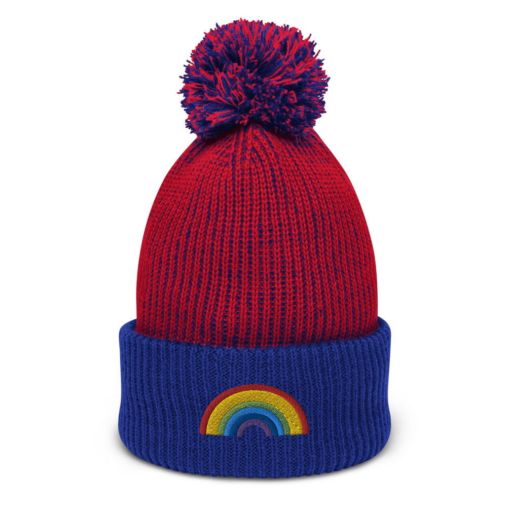 Rainbow Collection: Pom-Pom Beanie